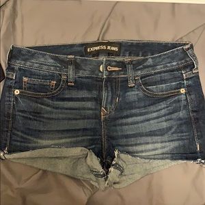 Denim shorts